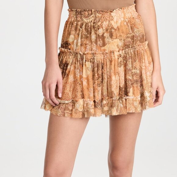 Misa Los Angeles Dresses & Skirts - Misa Los Angeles Marion Skirt, Golden Batik; XS; NWOT